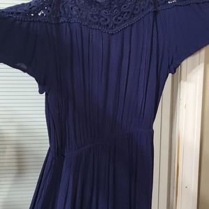 Navy blue romper